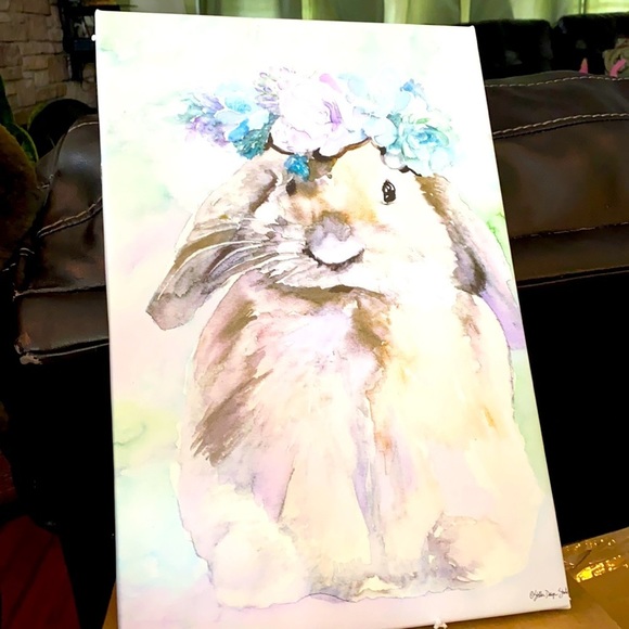 Bunny Sophia - Canvas Print - Picture 1 of 4